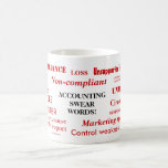 Accounting Swear Words! Funny Financial Joke Coffee Mug