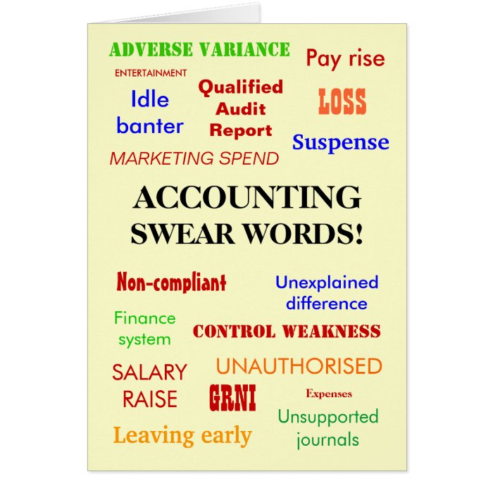 accounting-swear-words-multicolour-card-zazzle