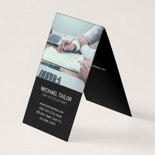 Accounting Tax Prep Business Card