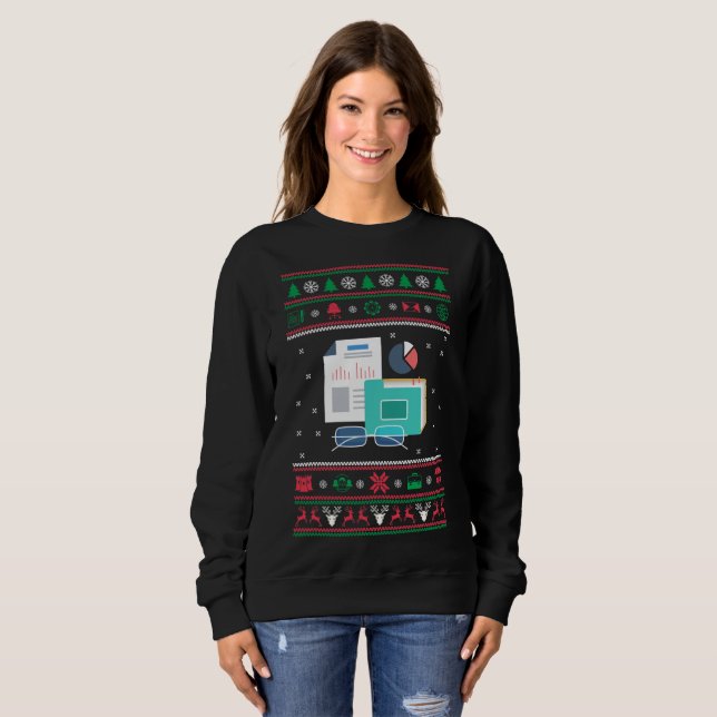 Accounting Ugly Christmas Sweater (Front Full)