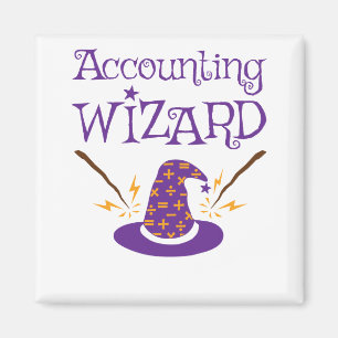 Accounting Wizard CPA Certified Public Accountant Magnet