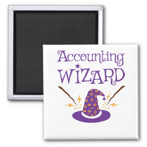 Accounting Wizard CPA Certified Public Accountant Magnet