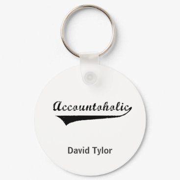 Accountoholic Keychain