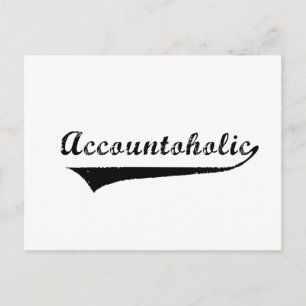 Accountoholic Postcard
