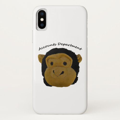 Accounts Department Funny Gifts for  work persons iPhone X Case