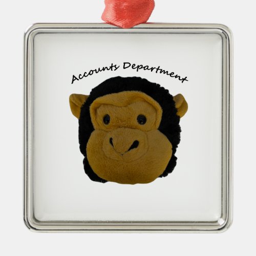 Accounts Department Funny Gifts for  work persons Metal Ornament