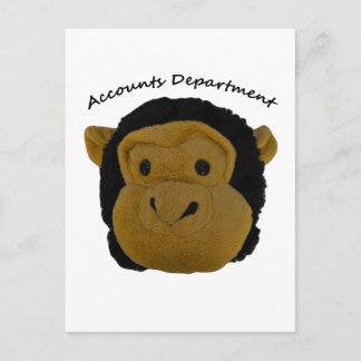 Accounts Department Mr Trouble Funky and Funny Postcard