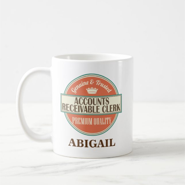 Accounts Receivable Clerk Mug Gift (Left)