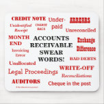 Accounts Receivable Swear Words Joke Gift Idea Mouse Pad