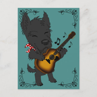Accoustic Scottie Postcard