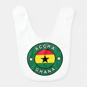 Accra Ghana Baby Bib