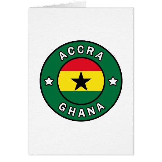 Accra Ghana Cards (Front)