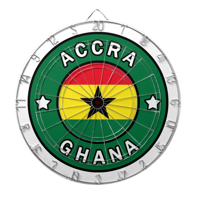 Accra Ghana Dartboard (Front)