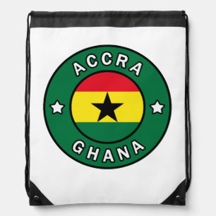 Accra Ghana Drawstring Bag