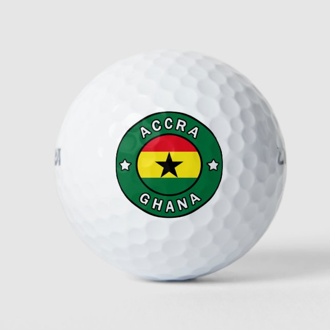 Accra Ghana Golf Balls (Front)