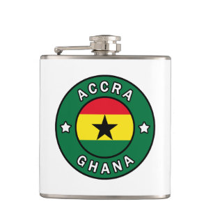 Accra Ghana Hip Flask