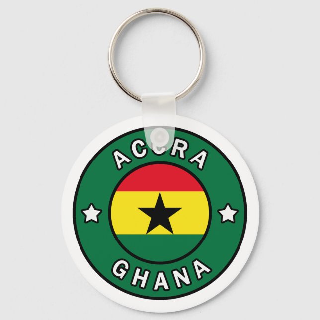 Accra Ghana Keychain (Front)