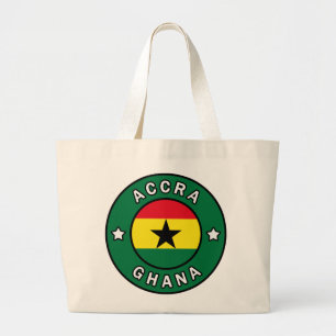 Accra Ghana Large Tote Bag