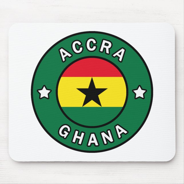 Accra Ghana Mouse Pad (Front)