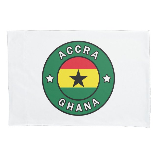 Accra Ghana Pillow Case (Front)
