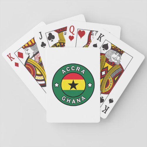 Accra Ghana Playing Cards