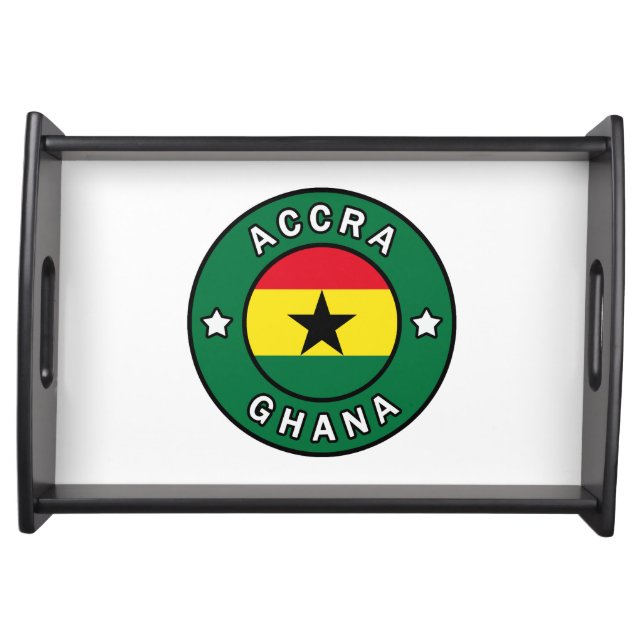 Accra Ghana Serving Tray (Front)
