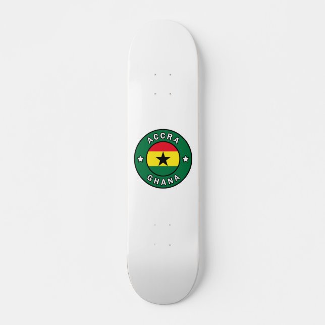 Accra Ghana Skateboard Deck (Front)