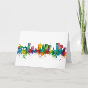 Accra Ghana Skyline Card