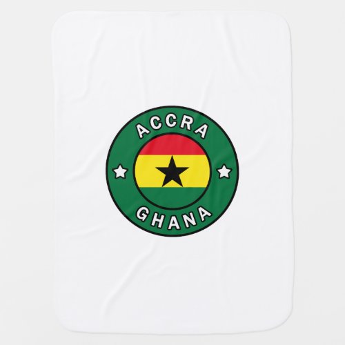 Accra Ghana Swaddle Blanket