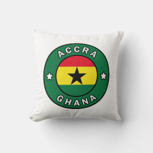 Accra Ghana Throw Pillow