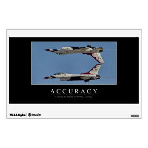 Accuracy: Inspirational Quote Wall Decal
