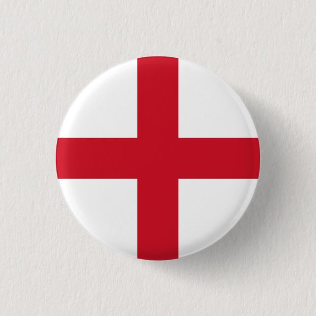 Accurate England flag badge Button (Front)