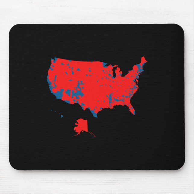 Accurate Map Of 2024 Election Results  Mouse Pad (Front)