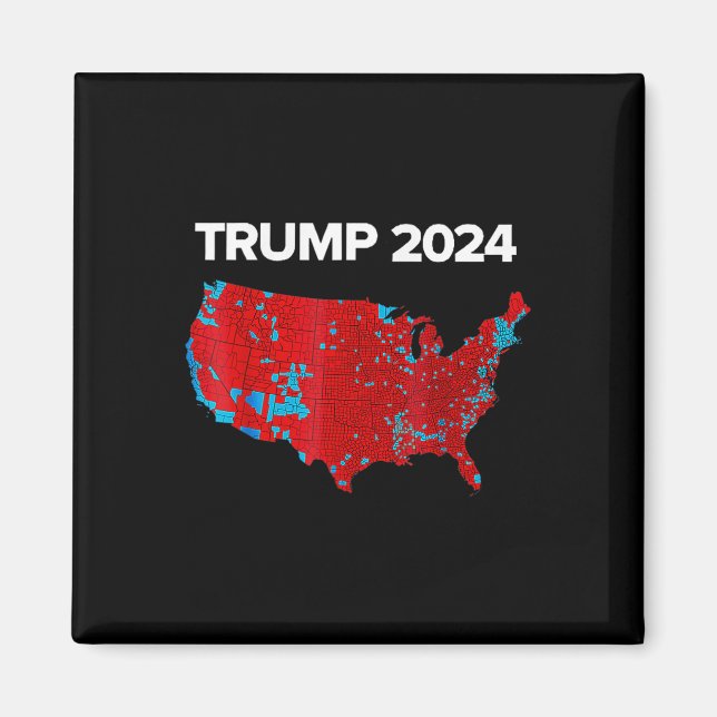Accurate Map Of 2024 Election Results Trump Mega  Magnet (Front)