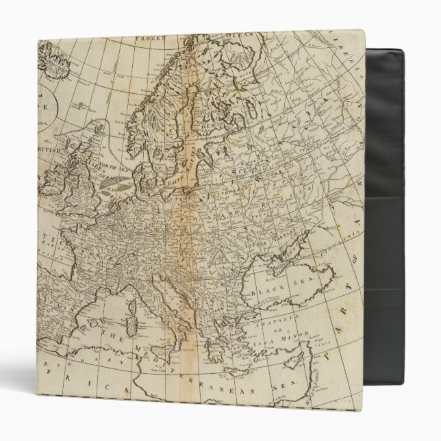 Accurate Map of Europe Binder (Front/Inside)