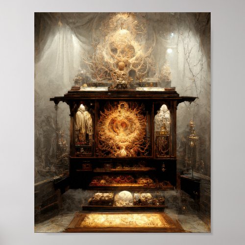 Accursed Altar 2 Dark Fantasy Art Poster