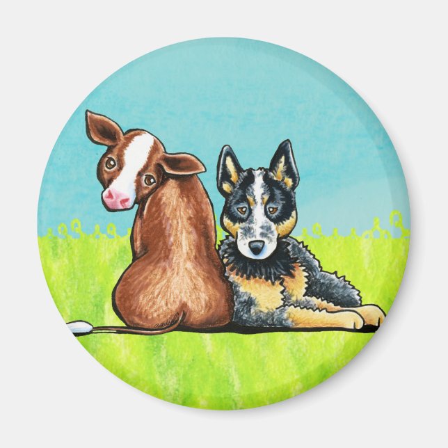 ACD and Brown Cow Magnet (Front)