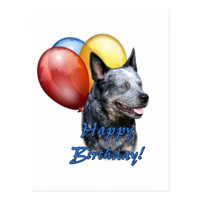 ACD Happy Birthday Balloons Post Card