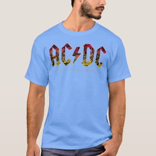 ACDC  ACDC Poster Gradient  T_Shirt
