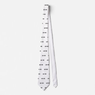 ACDC ADHD Highway to Hey Look a Squirrel! tee.png Neck Tie