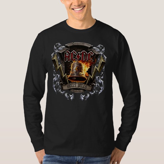 ACDC Hells Bells T-Shirt Custom Personalized (Front)