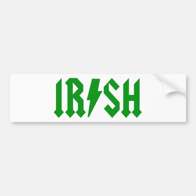acdc_irish bumper sticker (Front)