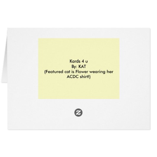 ACDC shirt cat (Back Horizontal)