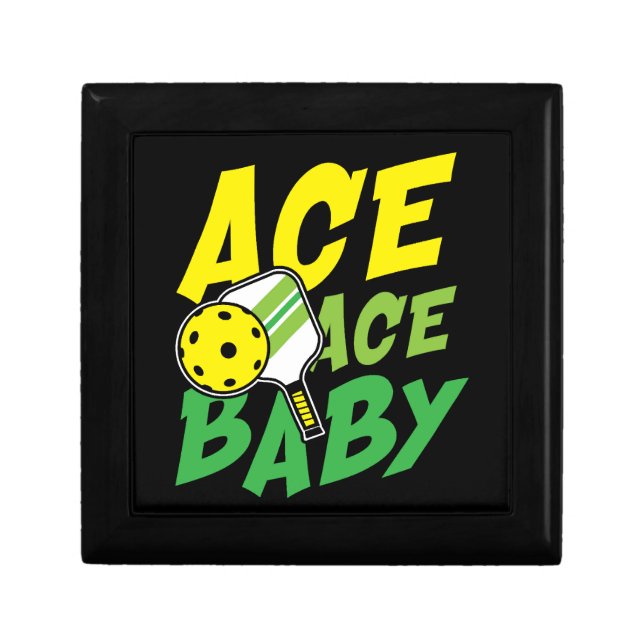 Ace ace baby for a Pickleball player Gift Box (Front)