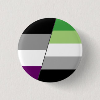 Ace and Aromantic Flag Button