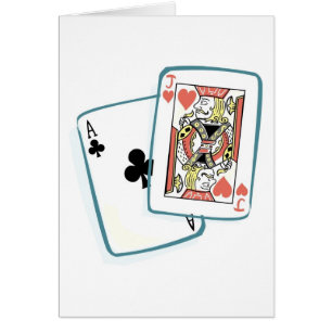 Ace and Jack Poker Cards