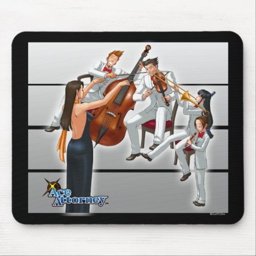 Ace Attorney Orchestra Mouse Pad