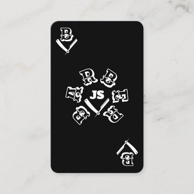 Ace card barbers style opposite (Front)