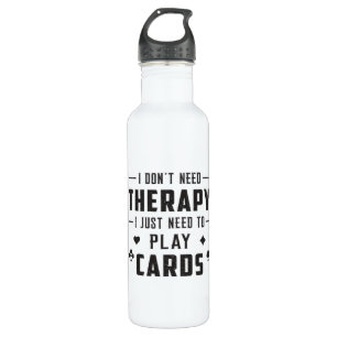 Ace Card Playing Day Cards Poker Casino Game Gift Stainless Steel Water Bottle