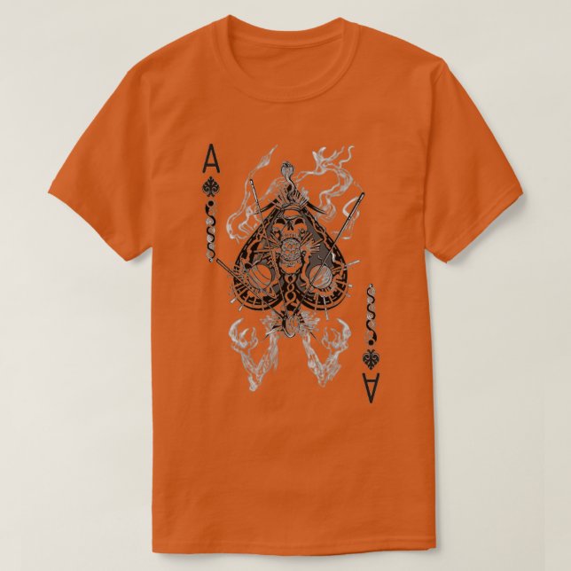 Ace Card Png Playing Card Ace Diamond T-Shirt (Design Front)